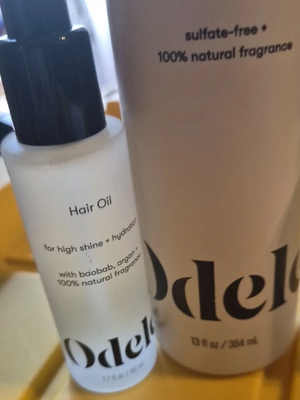 Clarifying Shampoo & Hair Oil Set Odele New.